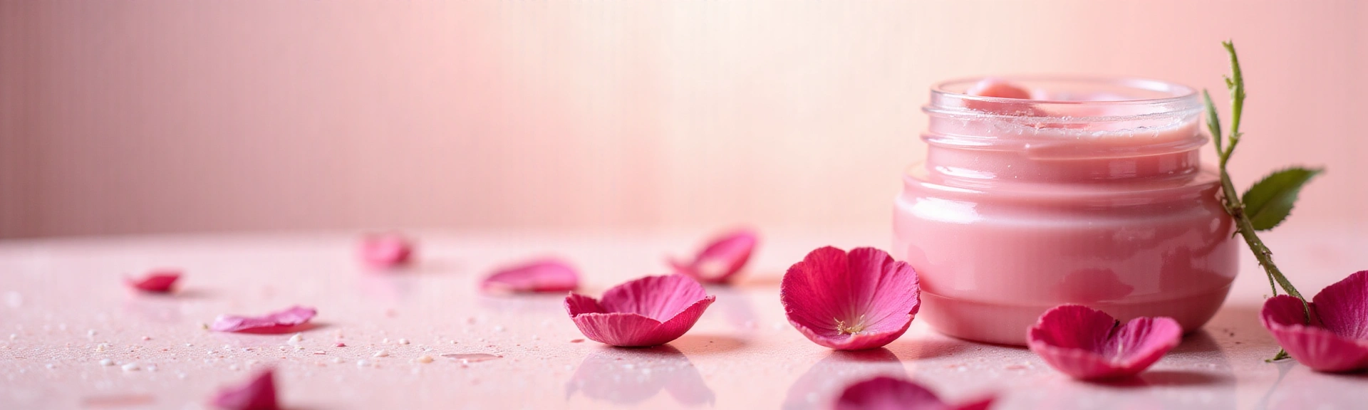 Elegant natural ingredients for women's creams